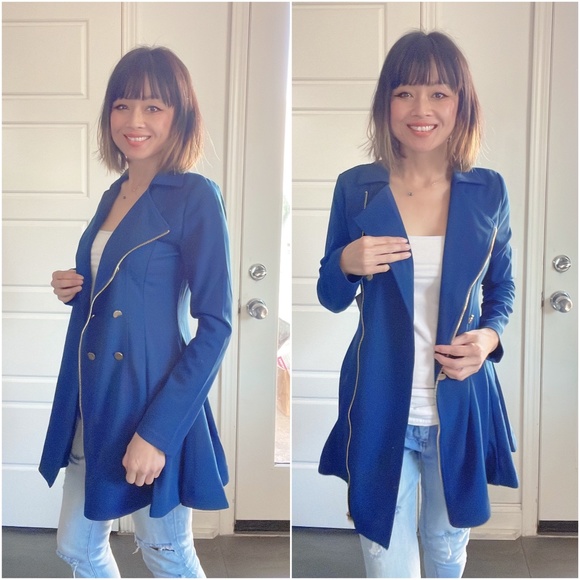 BellanBlue Jackets & Blazers - 05 Classic Button Zipper Jacket Coat